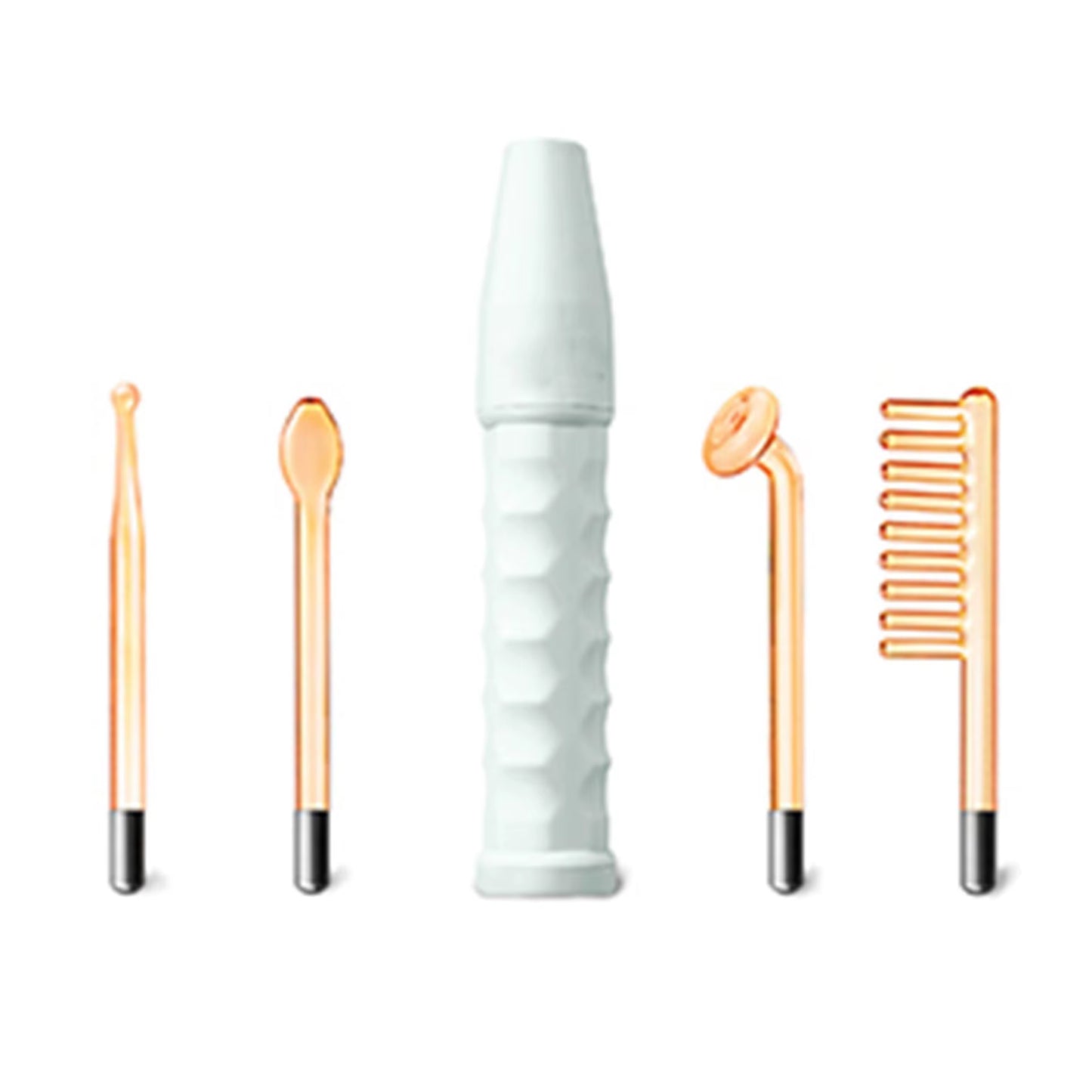 Professional High Frequency Facial Machine Electrotherapy Wand Glass Neon Argon Wands Remove Wrinkles Inflammation Acne Skin