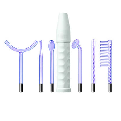 Professional High Frequency Facial Machine Electrotherapy Wand Glass Neon Argon Wands Remove Wrinkles Inflammation Acne Skin