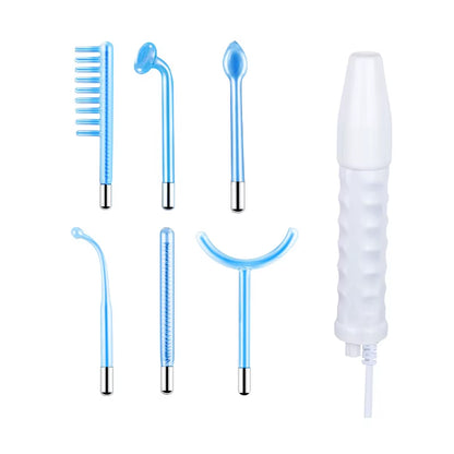 Professional High Frequency Facial Machine Electrotherapy Wand Glass Neon Argon Wands Remove Wrinkles Inflammation Acne Skin